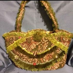 Unique tapestry handbag